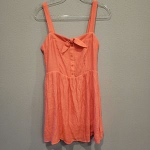 Jenn & jo cotton short medium lined Tangerine dress/tunic